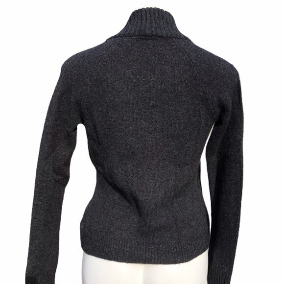 ett:twa anthropologie wool alpaca Tessa faux wrap sweater Small - Picture 5 of 9